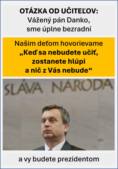 Tak čo im máme povedať?