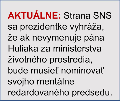 Stanovisko SNS
